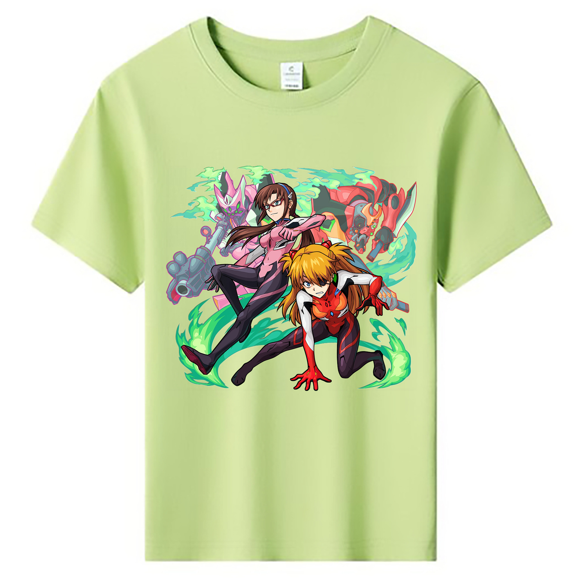 （画像用） EVA 新世紀エヴァンゲリオン 綿100％キッズTシャツ（フロントプリント）